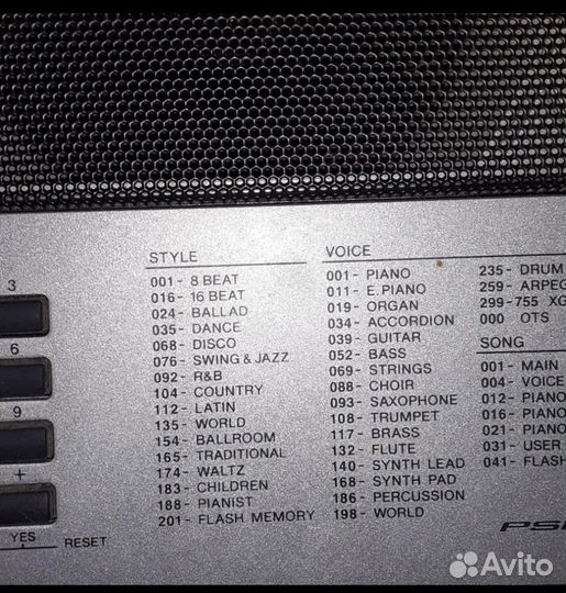 Синтезатор yamaha 443