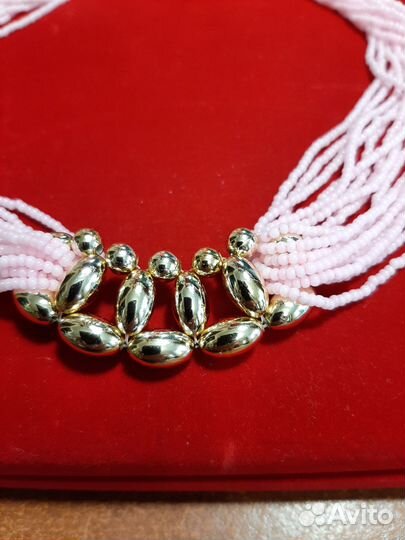 Колье из бисера Чехия