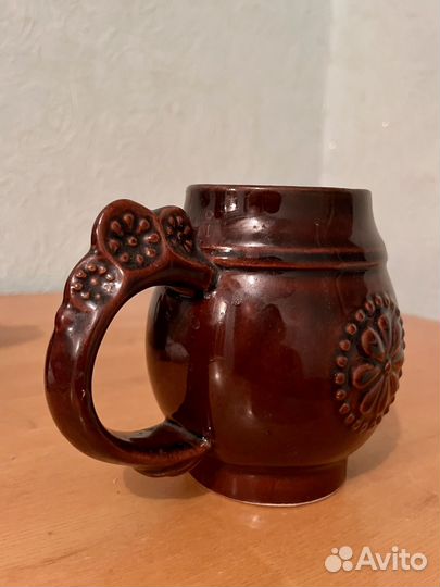 Бокал глиняный для кваса