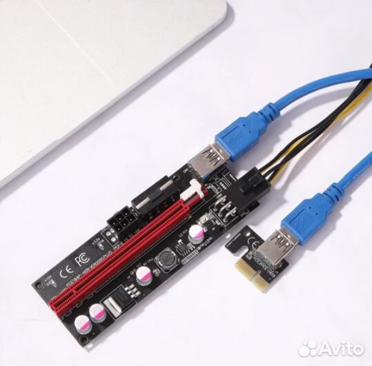 Райзер универсальный ver.009S, кабель 60 см, новый