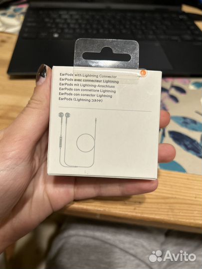 Наушники Apple Earpods Lightning, новые