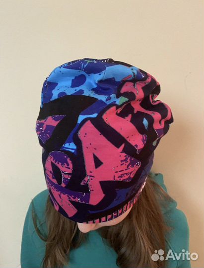 Шапка граффити для девочки и мальчика
