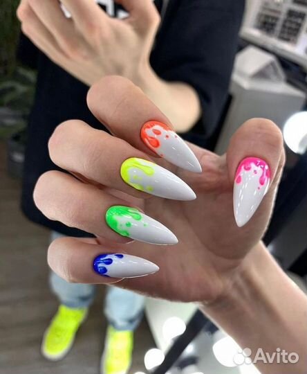 Наращивание ногтей маникюр / педикюр. На дому