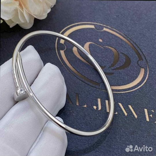 Браслет Cartier Juste un Clou, белое золото