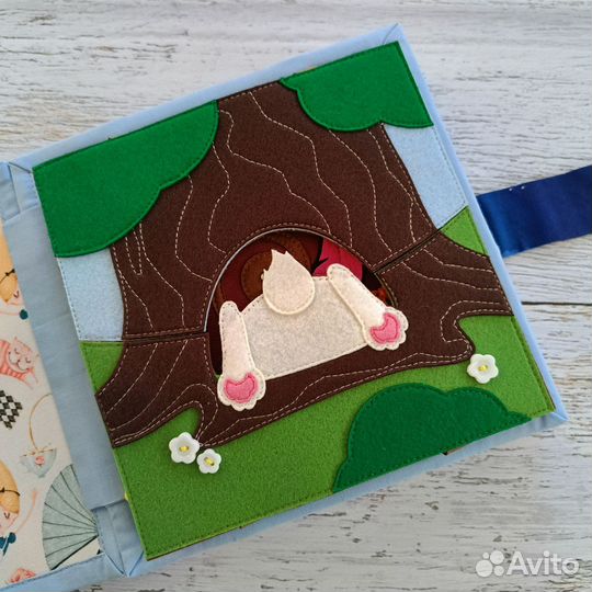 Алиса в стране чудес. Книга из фетра