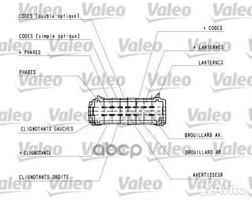Переключатель подрулевой комбинированный renault