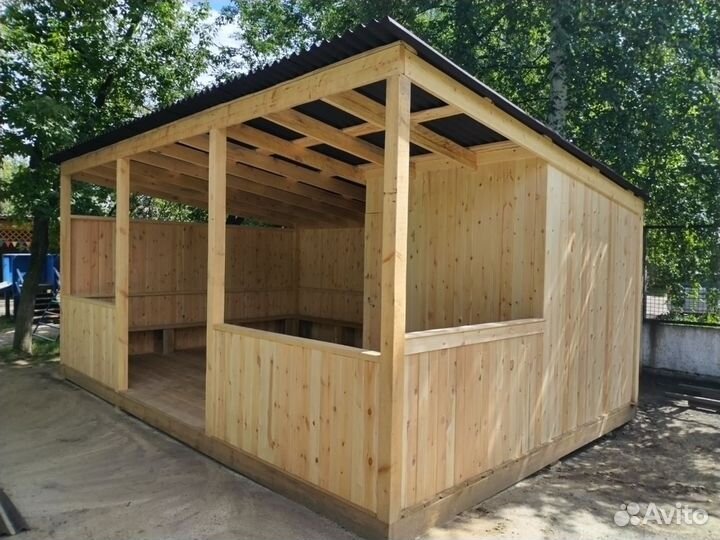 Строительство терраса веранда беседка