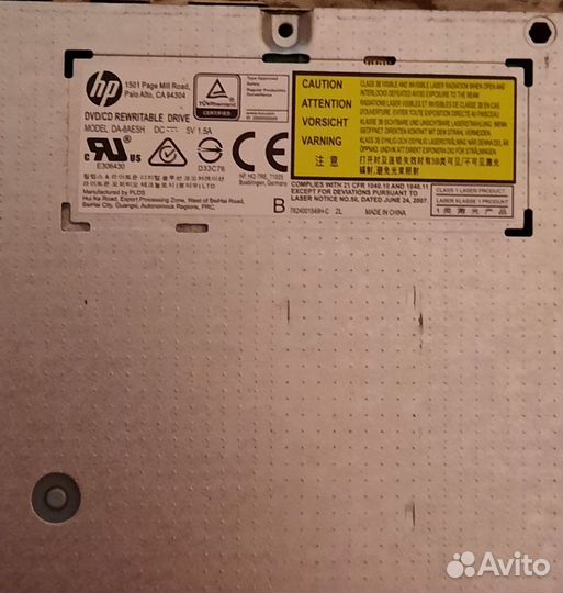 Dvd-rw привод для ноутбука