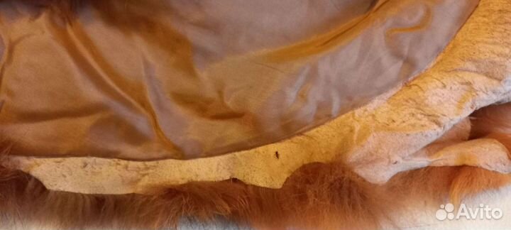 Воротник из меха лисы