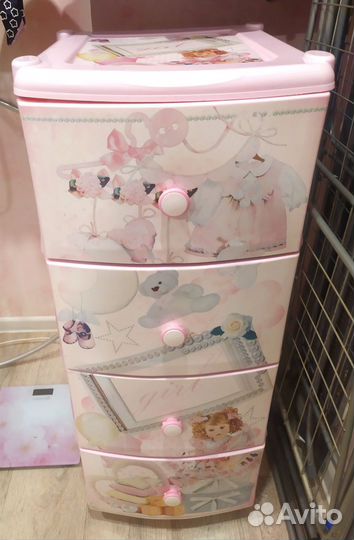 Комод пластик 4с