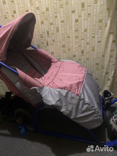 Коляска санки