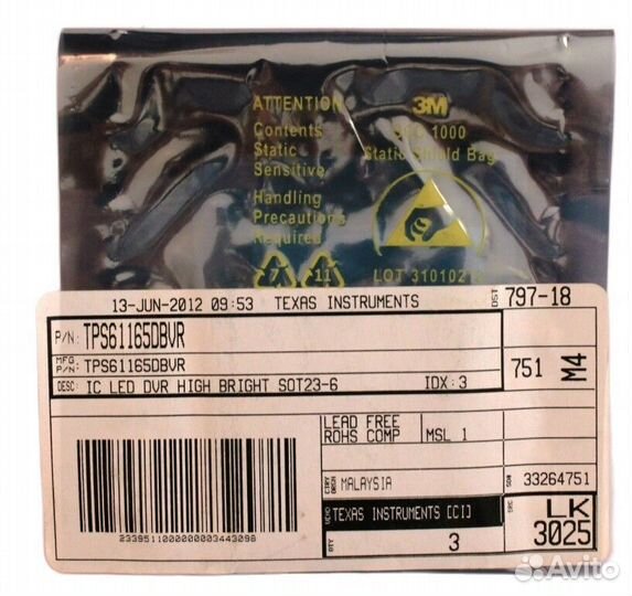 1 шт TPS61165dbvr TPS61165 Микросхема управления э