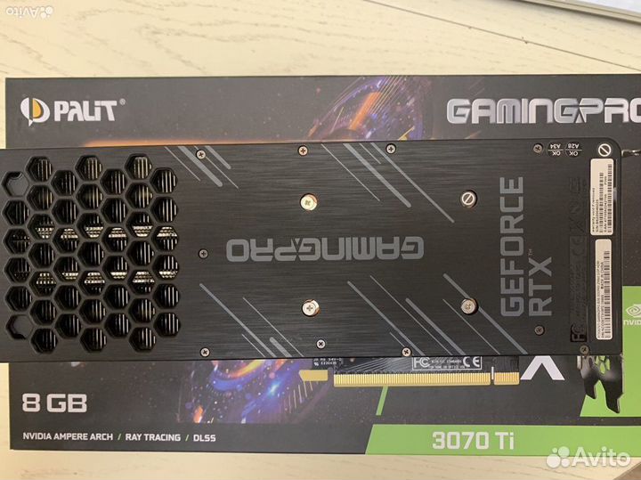 Видеокарта RTX 3070ti Palit GaimingPro 8 gb