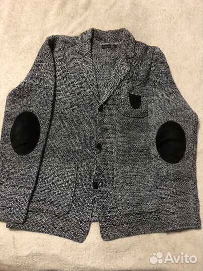 Вязаный пиджак (кардиган) мужской 54-56 размер