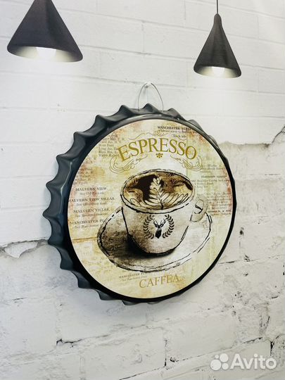 Декор на стену пивная пробка Espresso Caffea