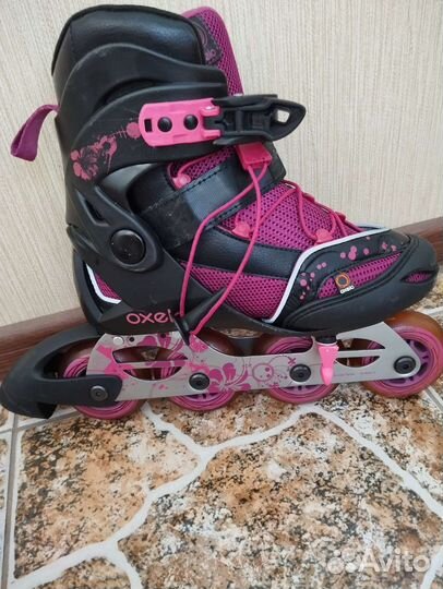 Роликовые коньки детские с защитой