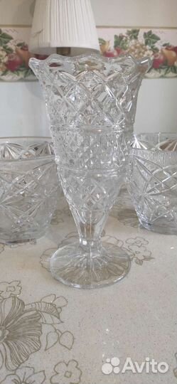 Ваза хрустальная СССР