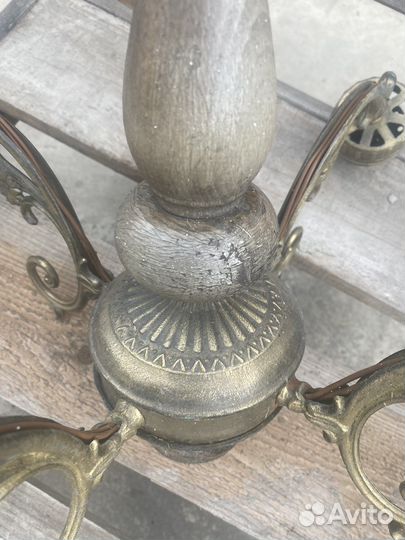 Люстра латунь