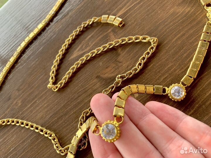 Женский пояс ремень бижутерия винтаж чехия