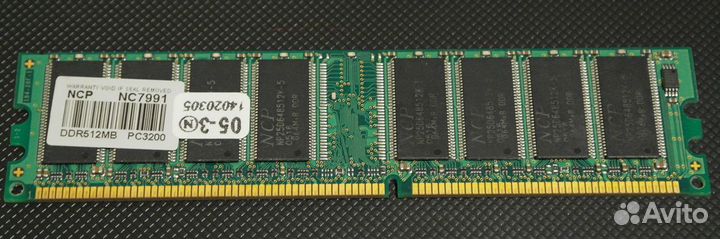 Оперативная память DDR 400 - 512 Мб 256 Мб 128 Mb