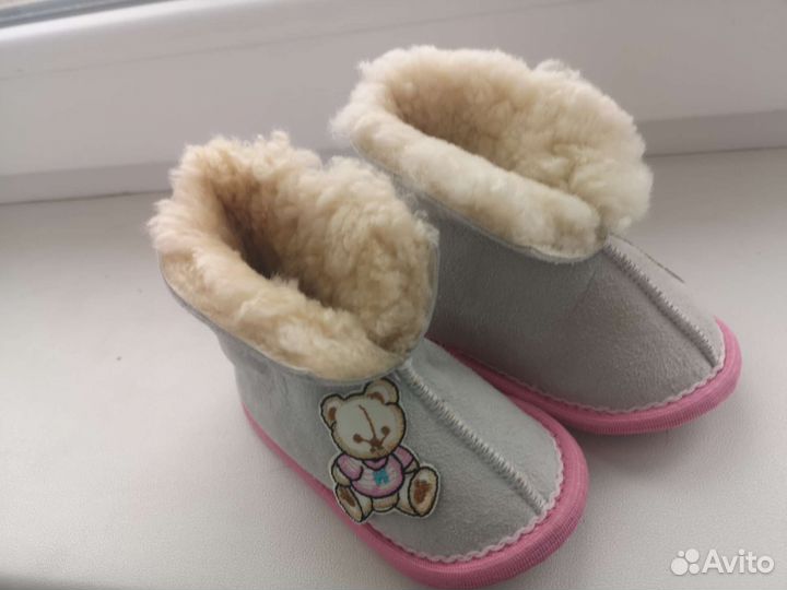 Пинетки для девочки зимние 13рр