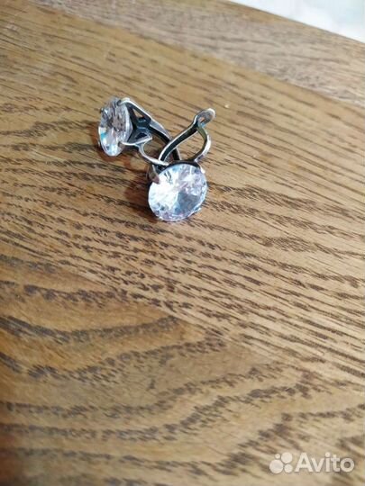 Серьги серебро