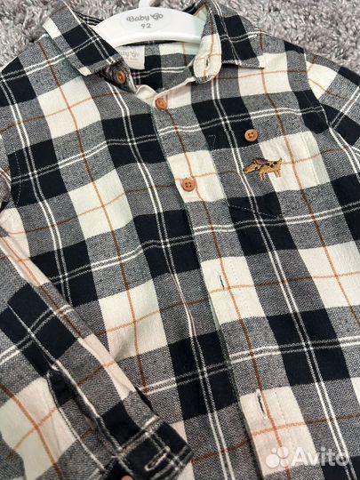 Рубашка на мальчика 92