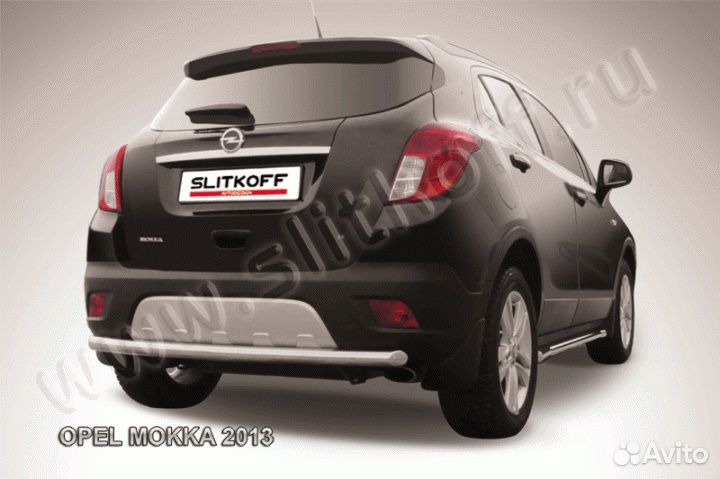 Защита заднего бампера d57 Opel mokka opmok13-011