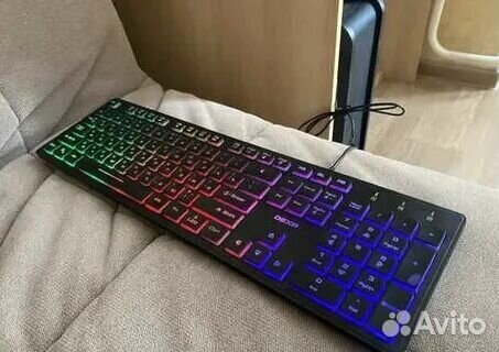 Проводная клавиатура Dexp и мышь Sven Gaming