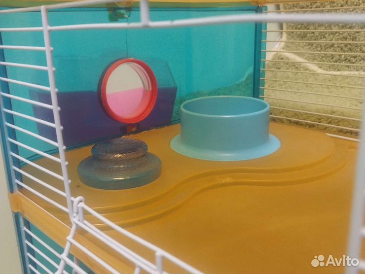 Вилла двухэтажная для хомяка