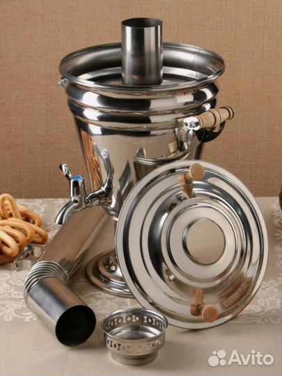 Самовар дровяной новый