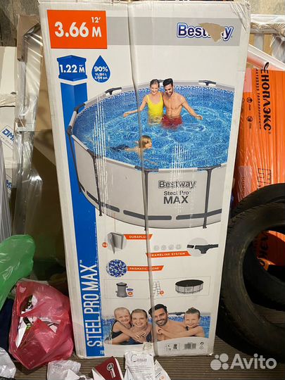 Каркасный бассейн 366 на 122