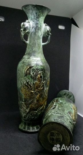 Винтажные вазочки, бронза, китай