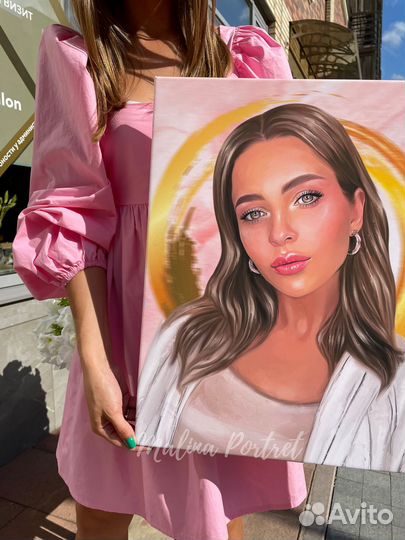 Портрет на холсте, печать по фотографии, Dream ART