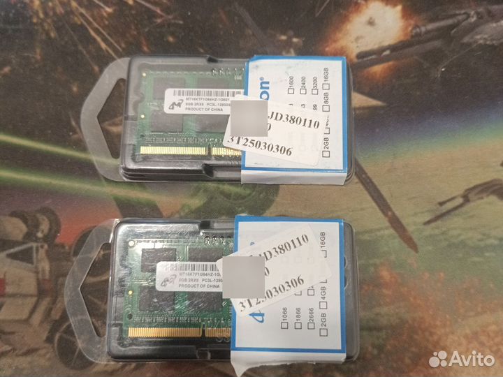 Оперативная память ddr3 L 8 gb для ноутбука