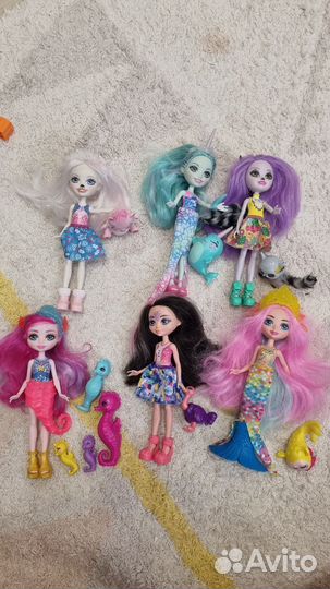 Кукла enchantimals бу коллекция набор русалочек