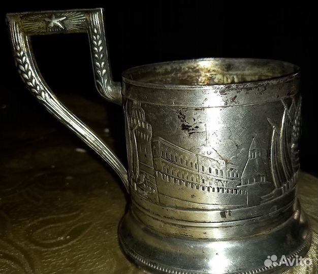 Подстаканники СССР серебро