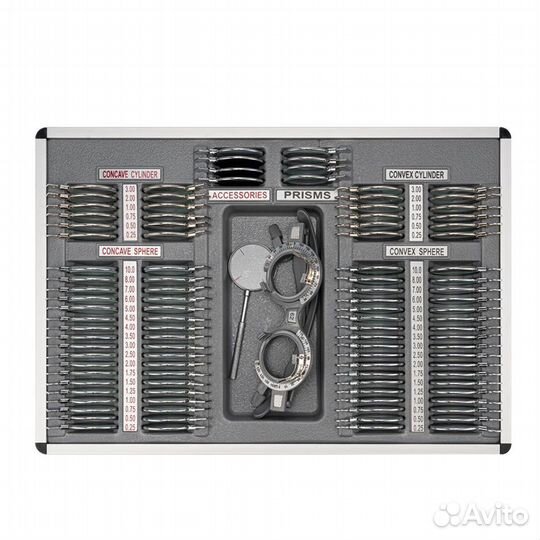 Набор пробных линз для оптометрии 104 шт