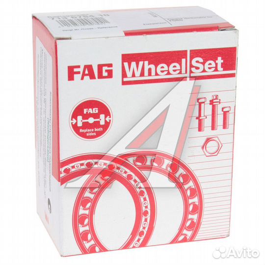 Подшипник ступицы ford Mondeo 3 (00) передней FAG