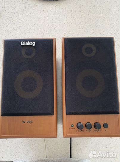 Компьютерные колонки 2.0 Dialog W-204