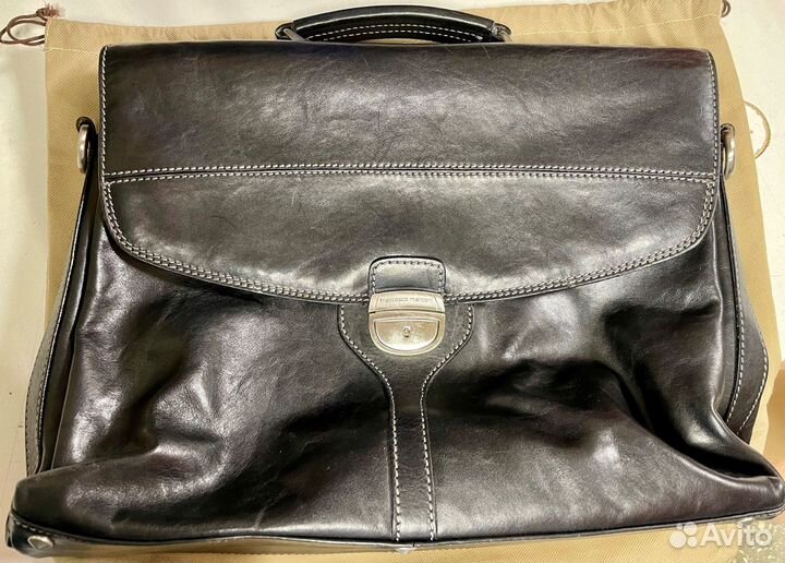 Мужская кожаная сумка Francesco Marconi