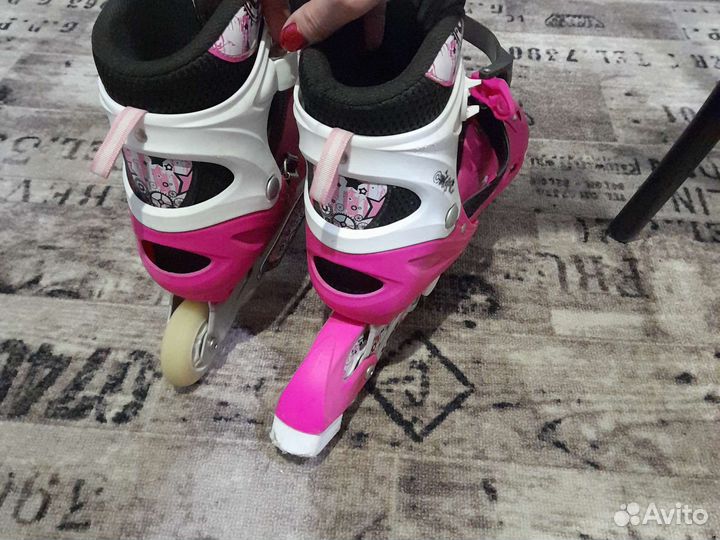 Роликовые коньки детские раздвижные