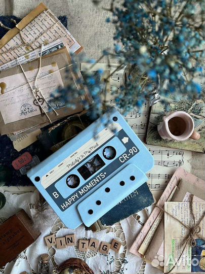 Блокнот ручной работы аудикассета