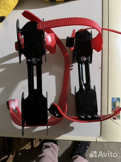 Коньки детские раздвижные двухполозные