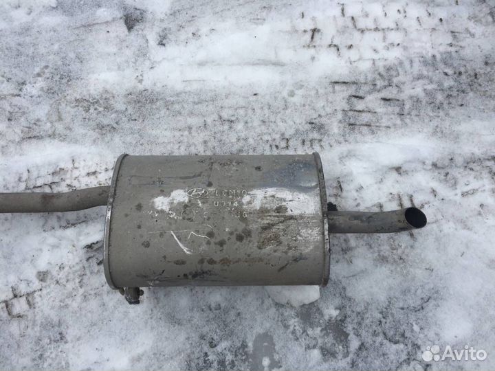 Глушитель основной Hyundai Accent LC, Tagaz 2000-2