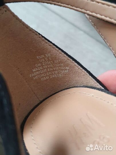 Босоножки hm