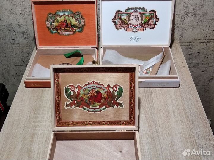 Сигарные коробки (шкатулки)