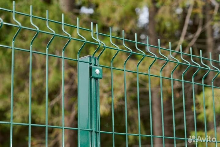 Забор из сетки 3d