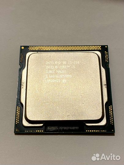 Процессор intel core i5-750 lga 1156