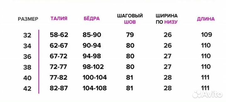 Джинсы широкие